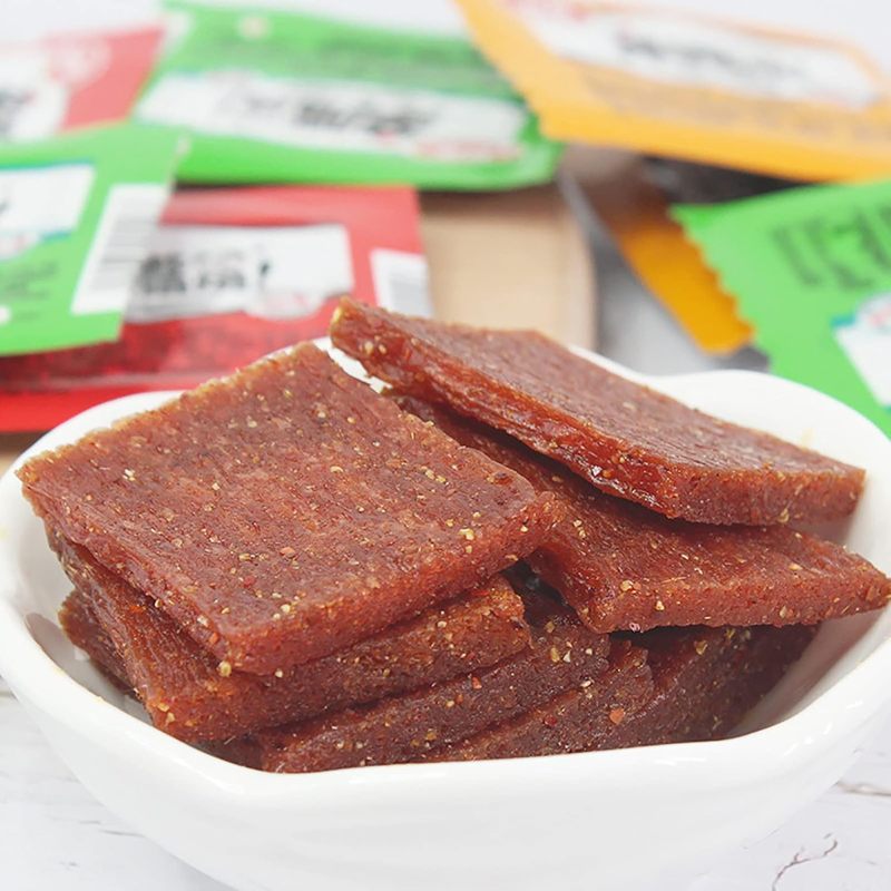 WeiLong Latiao, Damianjin Spicy Gluten,亲嘴烧, Chinese Snack, Wei Long Series Spicy Gluten (40pack) ndependent small package. (亲嘴烧绿色（Braised Spicy Flavor）)