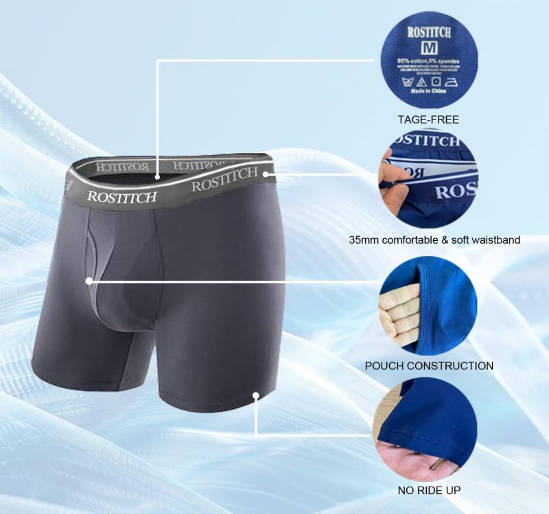 Men's underwear Cotton Boxer Briefs Multipack