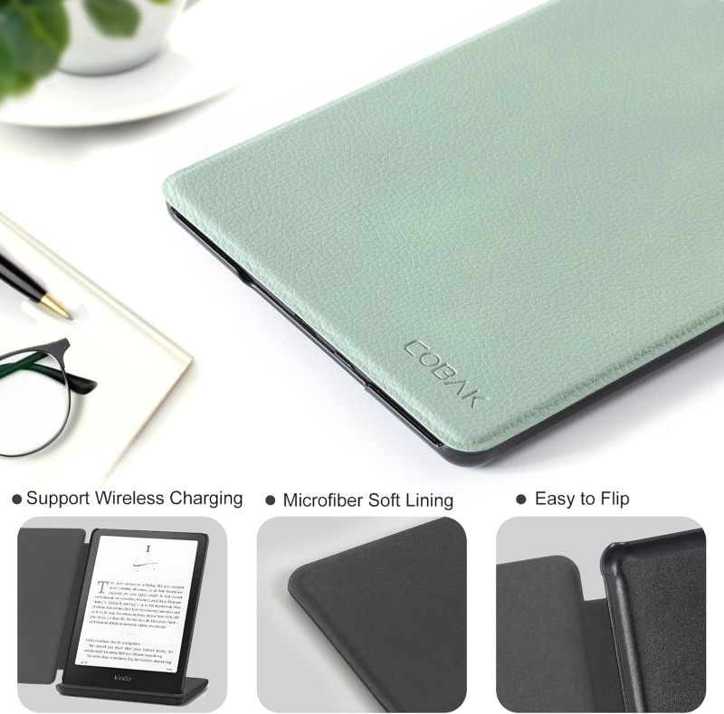 CoBak Case for 6" Kindle Basic 11th Gen 2024/2022, Sage