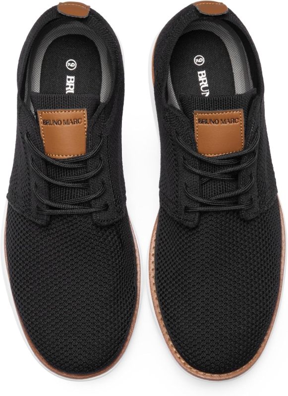 Bruno Marc Men's KnitFlex Breeze Casual Dress Sneakers