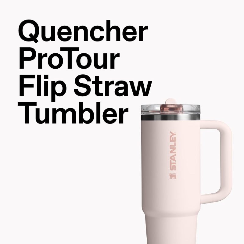 STANLEY Quencher ProTour Flipstraw Tumbler, 30 oz, Pomelo