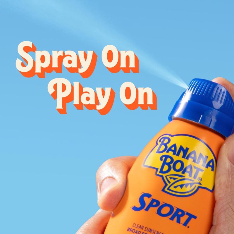 Banana Boat Sport SPF 50 Sunscreen Spray, 6 oz (2 Pack)