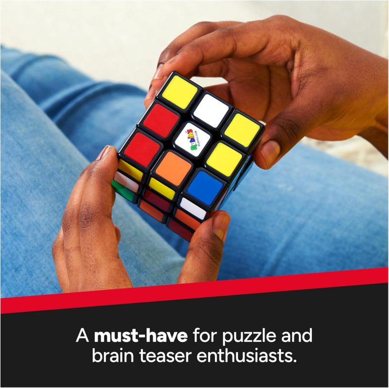 Rubik's Cube The Original 3x3 Puzzle Cube & Brain Teaser Fidget Toy