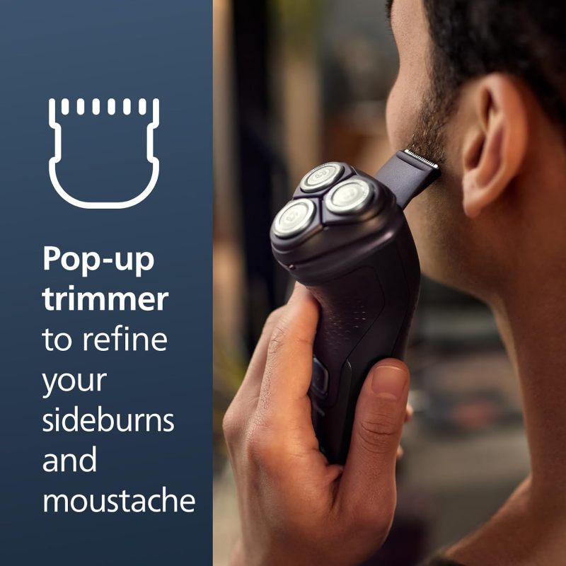 Philips Norelco 2400 Series Electric Shaver, Deep Black