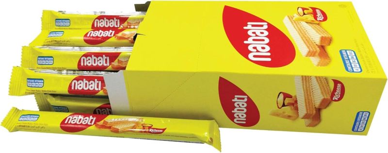 Richeese Nabati Cheese Wafer 8g (20 Piece)