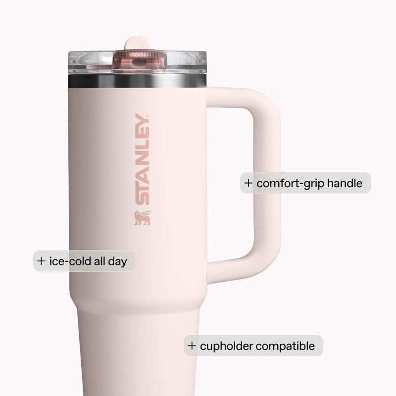 STANLEY Quencher ProTour Flipstraw Tumbler, 30 oz, Pomelo