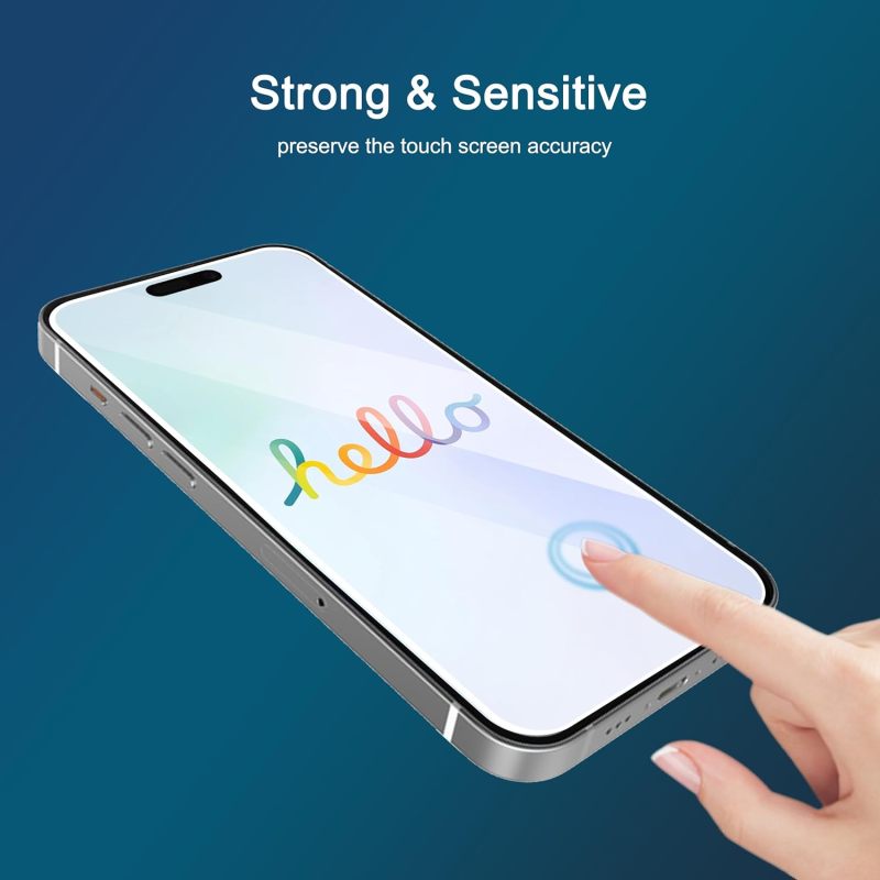 Ailun 3 Pack Screen Protector for iPhone 16 / iPhone 15 / iPhone 15 Pro