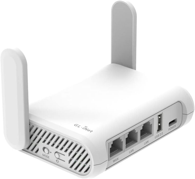 GL.iNet GL-SFT1200 Opal Travel Router, AC1200 Dual-Band Wi-Fi