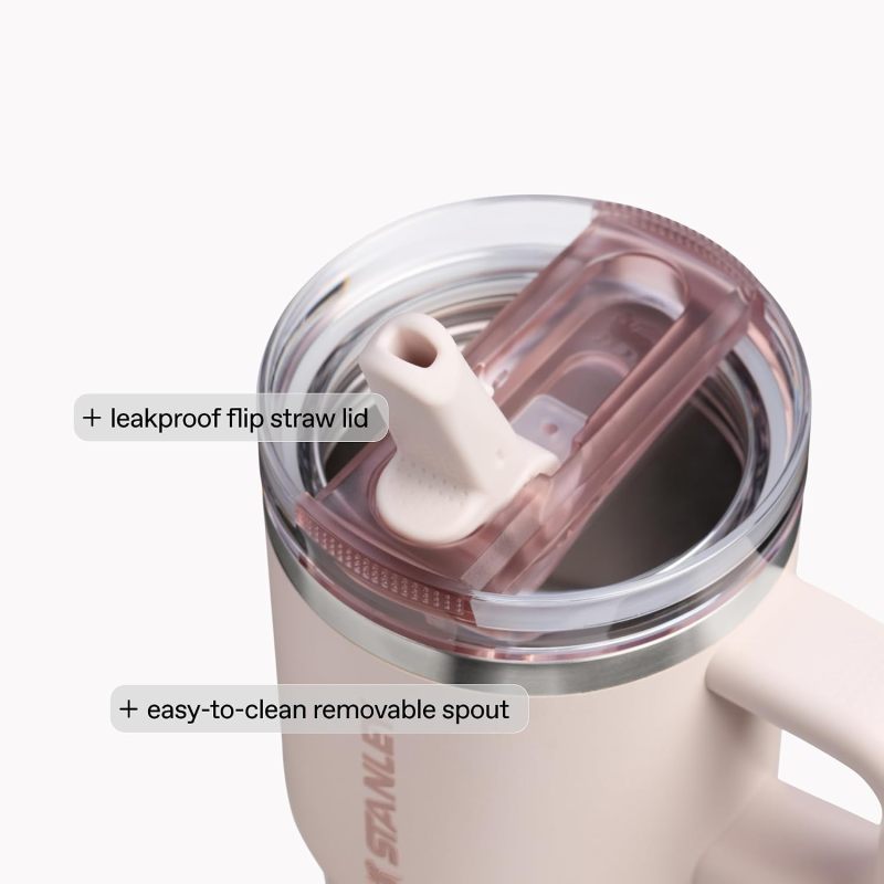 STANLEY Quencher ProTour Flipstraw Tumbler, 30 oz, Pomelo