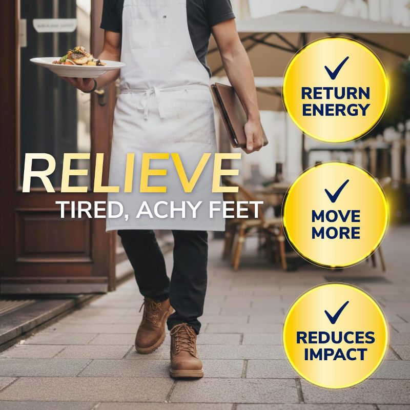 Dr. Scholl's Work All-Day Superior Comfort Insoles (with) Massaging Gel, Men, 1 Pair, Trim to Fit
