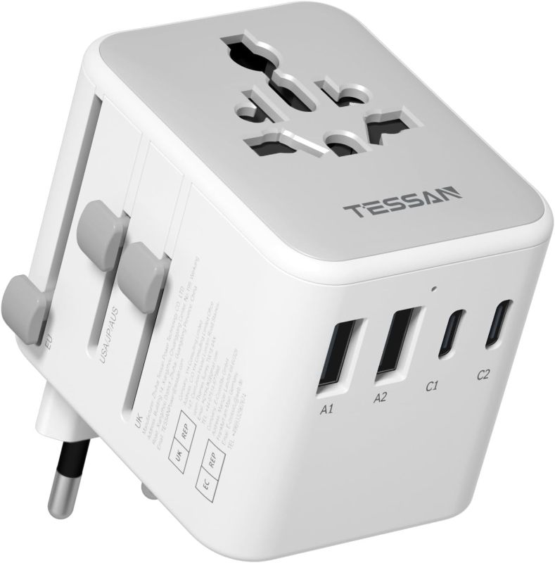 TESSAN Universal Travel Adapter, International Power Adapter