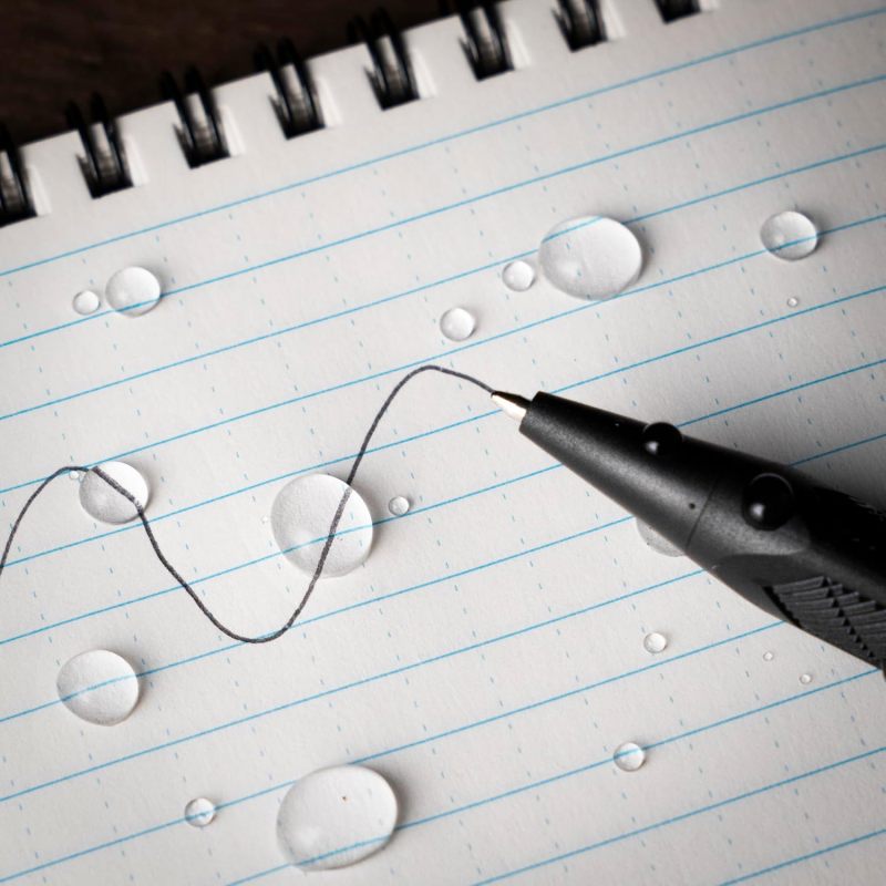 Rite in the Rain Weatherproof Durable Black Clicker Pen - Black Ink (No. BK11)