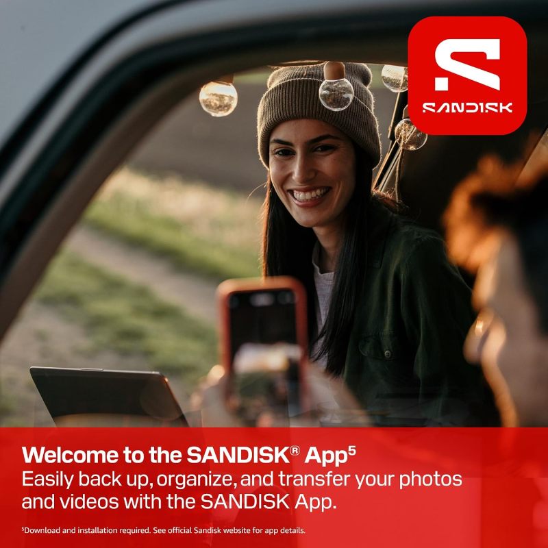 SANDISK 256GB Ultra microSD Card + Adapter, Up to 195MB/s Read Speeds