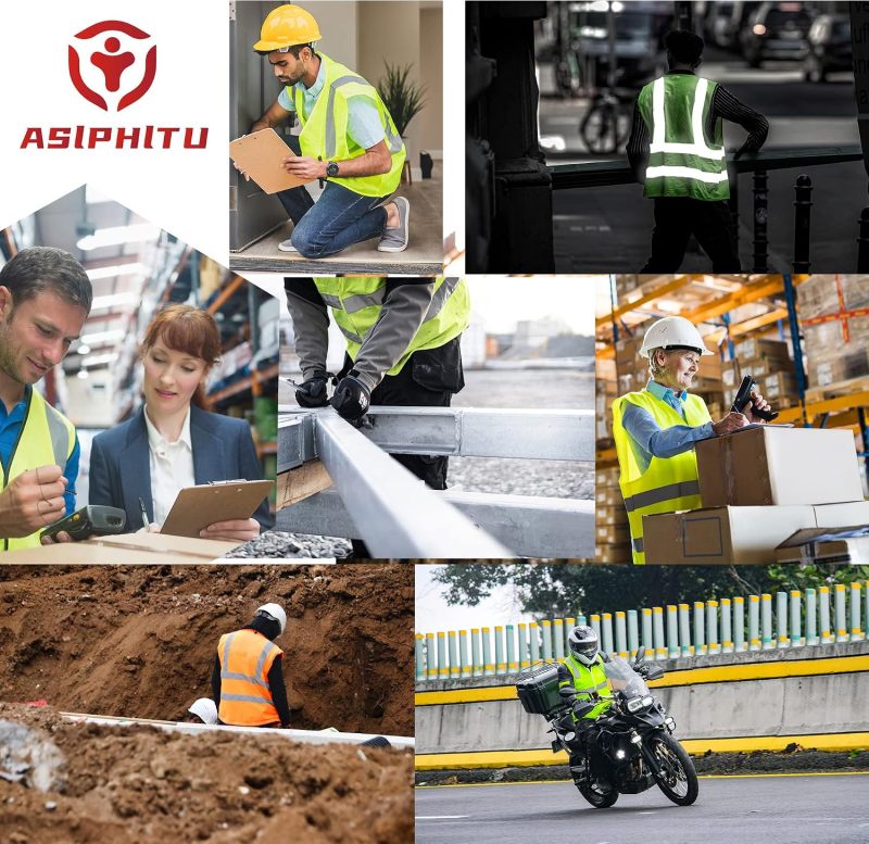 Reflective Safety Vest for Men Women Construction Vest ANSI Standard AP1