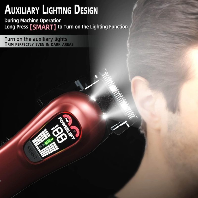 TCMKY Hair Clippers for Men Barber Clippers Rechargeable Hair Trimmer Kit
