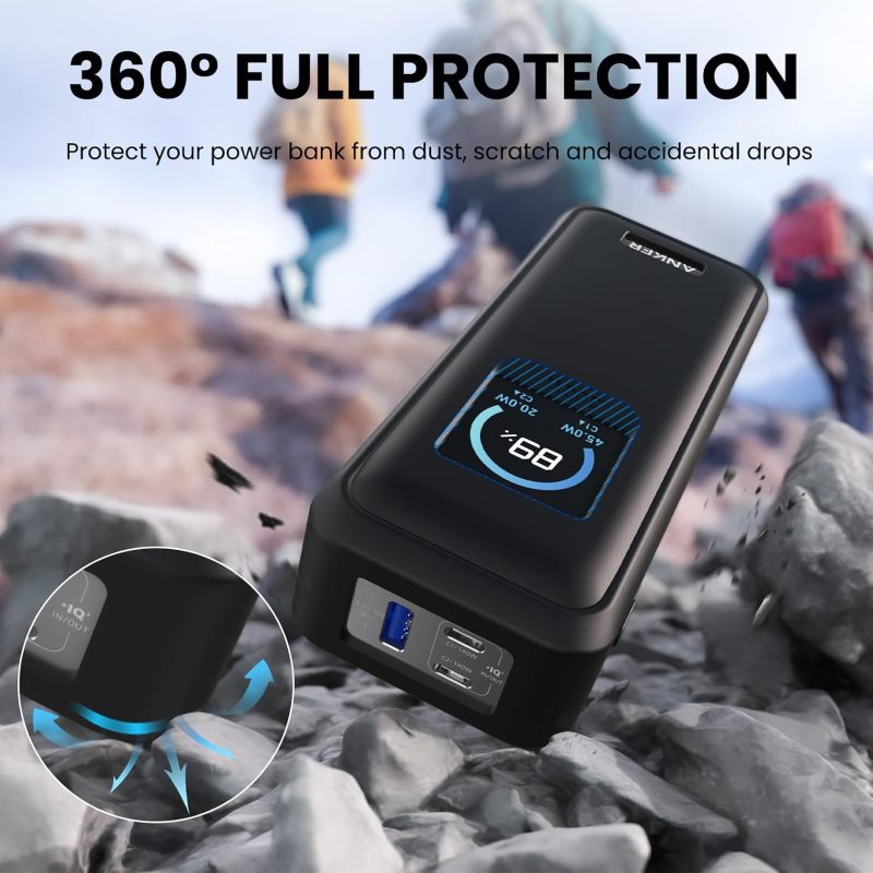 for Anker Prime Power Bank 26,250Mah 300W Case Cover