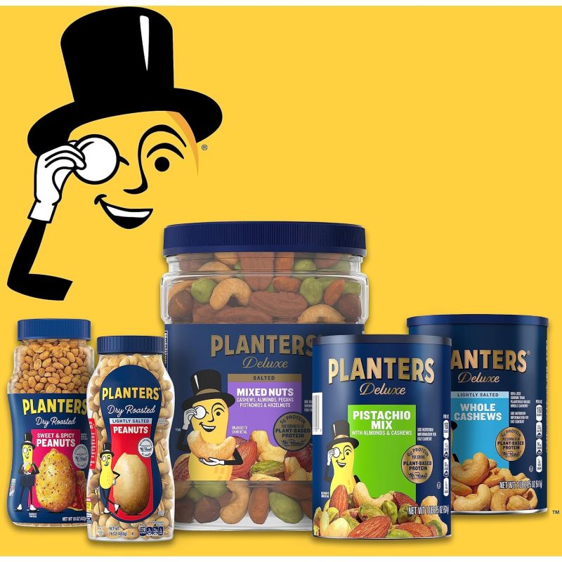 PLANTERS Mixed Nuts, Plant Based Protein, 27 Oz (1 Ct)
