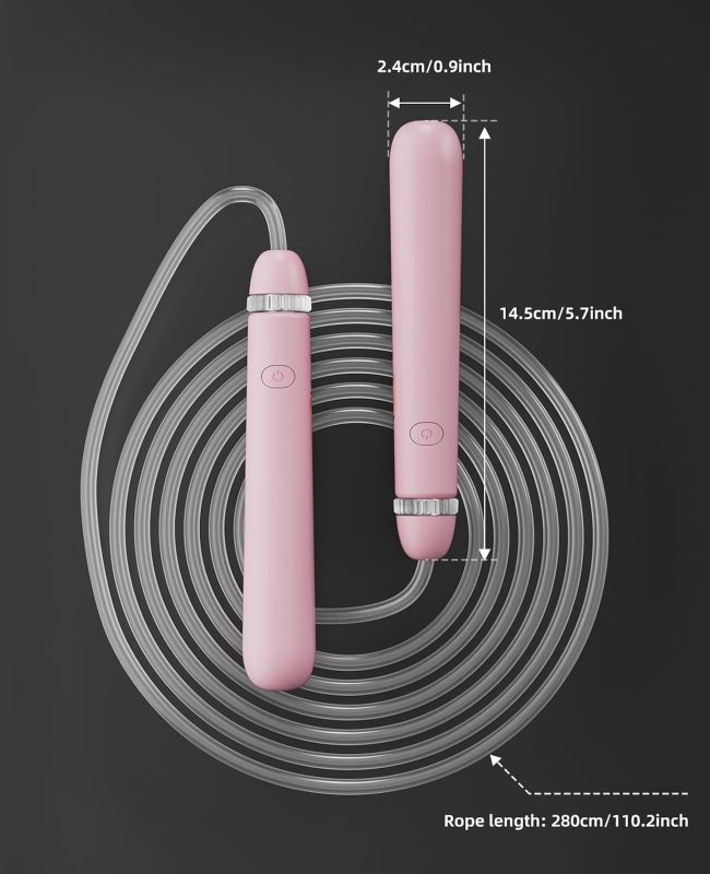 LED Light Up Jump Rope for Kids – Glow, Rechargeable, Exercise