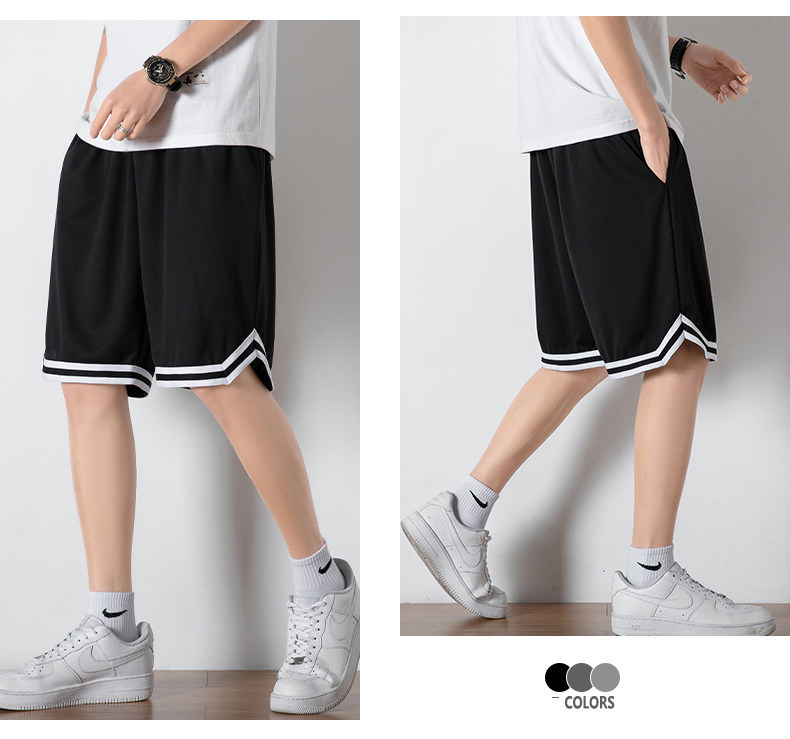 F4026 American Men's Mesh Quick-Dry Loose Athletic Basketball Shorts  underwear