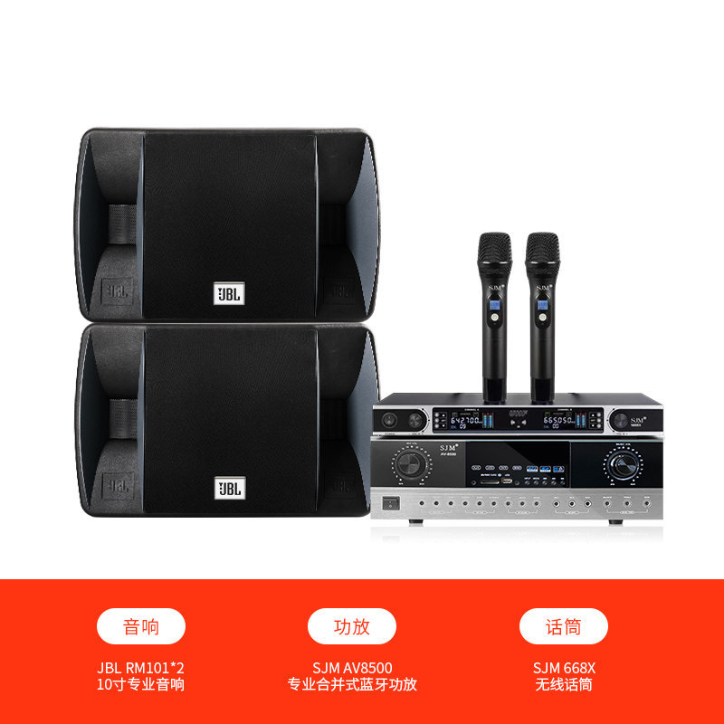 E9174 JBL RM101 KTV Speaker Set Professional Karaoke Singing Speaker System