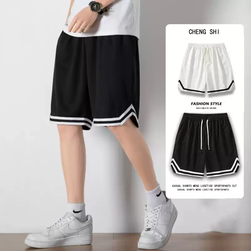 F4026 American Men's Mesh Quick-Dry Loose Athletic Basketball Shorts  underwear