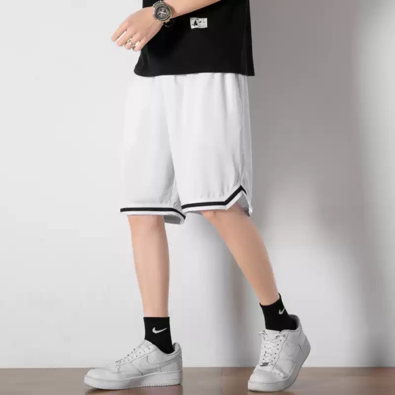 F4026 American Men's Mesh Quick-Dry Loose Athletic Basketball Shorts  underwear