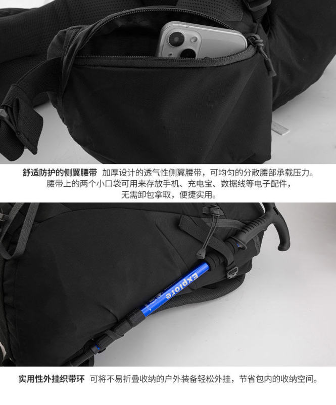 S3056 The North Face | 87C3 Terra 40L Professional Outdoor Hiking & Trekking Backpack