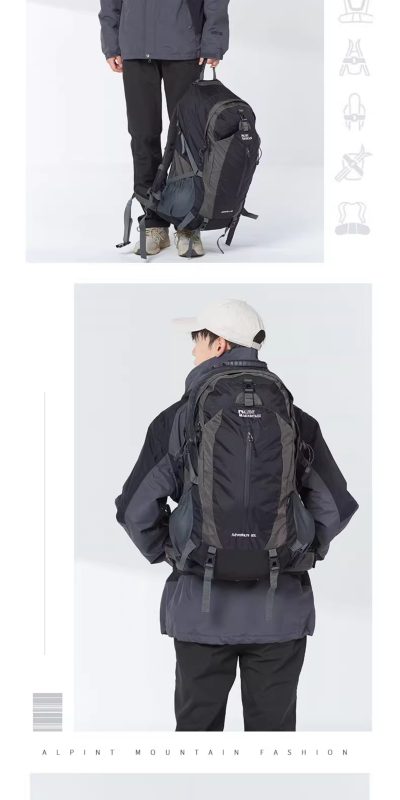 S3058 Alpint Mountain Men's Professional Mountaineering Backpack for Outdoor Travel & Hiking