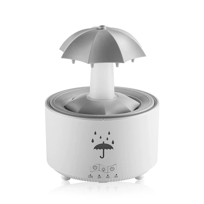 H0076 Raindrop Effect Humidifier & Aroma Diffuser Free Aroma Oil Included