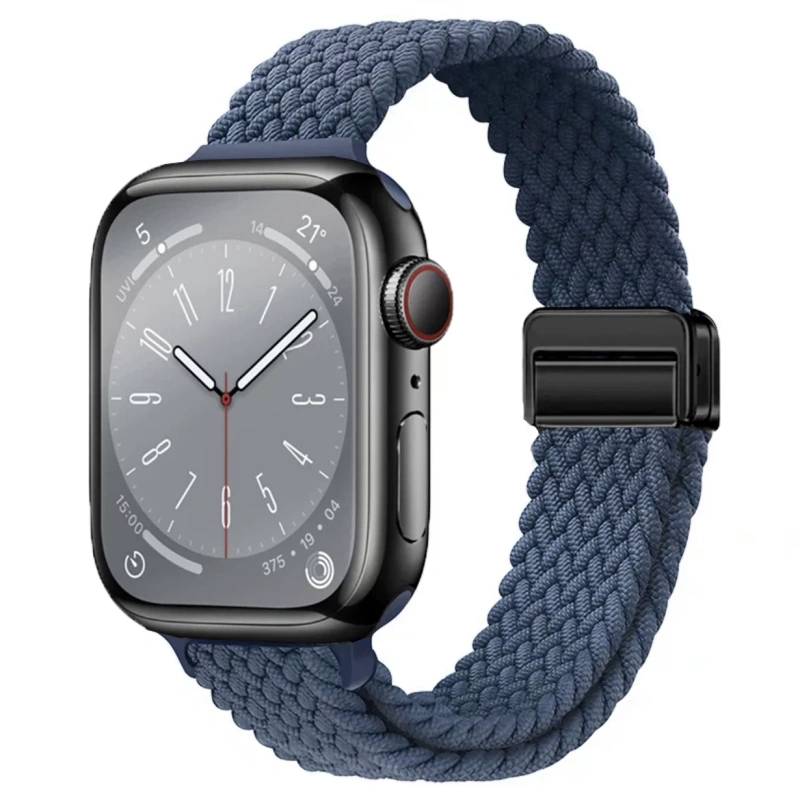 E9179 Stainless Silicone Magnetic Watch Band S8-41mm Compatible with iWatch