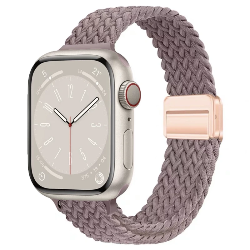E9179 Stainless Silicone Magnetic Watch Band S8-41mm Compatible with iWatch