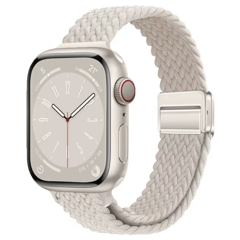 E9179 Stainless Silicone Magnetic Watch Band S8-41mm Compatible with iWatch