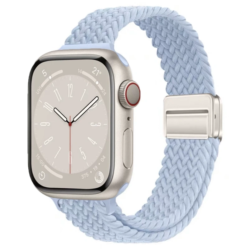 E9179 Stainless Silicone Magnetic Watch Band S8-41mm Compatible with iWatch