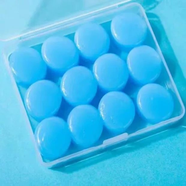 H0079 Moldable Silicone Putty Noise-Blocking Earplugs 48 Pcs