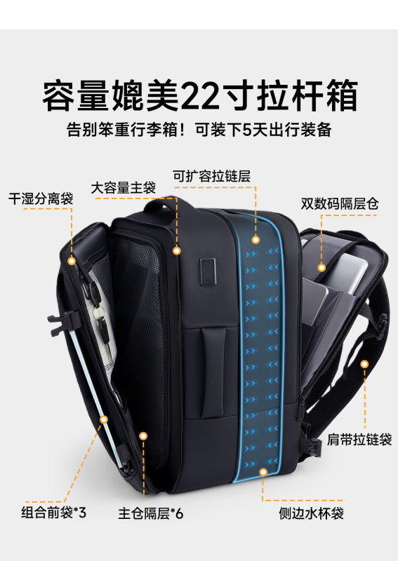 L0034 JEEP Expandable Backpack