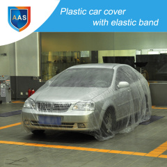 Funda de plástico desechable para coche