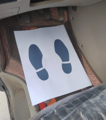 Poly Back Ridged Paper Floor Mats