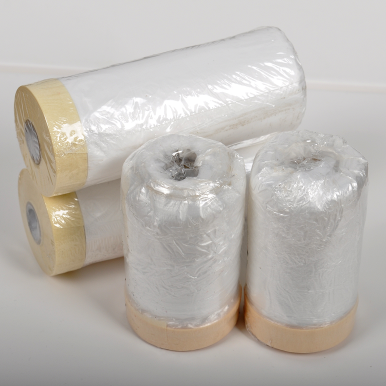 Pre-taped Masking Film