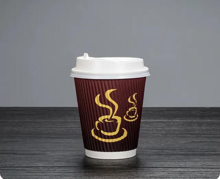 10oz ripple wall paper cup
