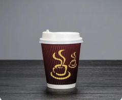 10oz ripple wall paper cup