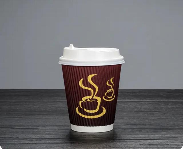 10oz ripple wall paper cup