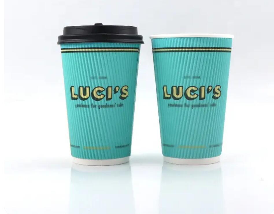 16oz ripple wall paper cup