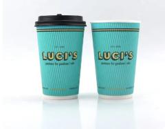 16oz ripple wall paper cup