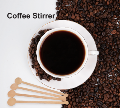 wooden coffee stirrer