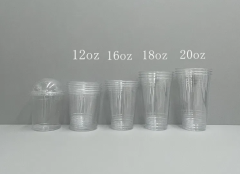 compostable PLA plastic cup eco friendly for cold drink juice cup