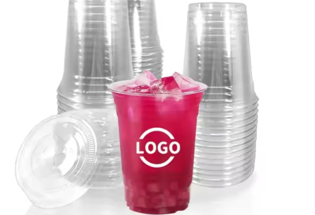 compostable PLA plastic cup eco friendly for cold drink juice cup