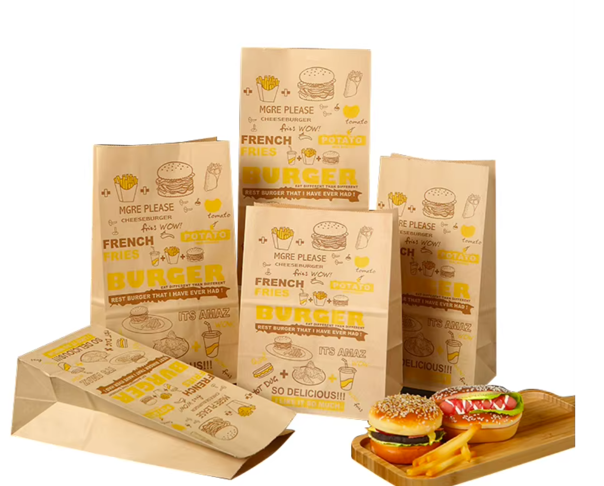 disposable paper bag SOS paper bag FSC paper customized design Eco-friendly