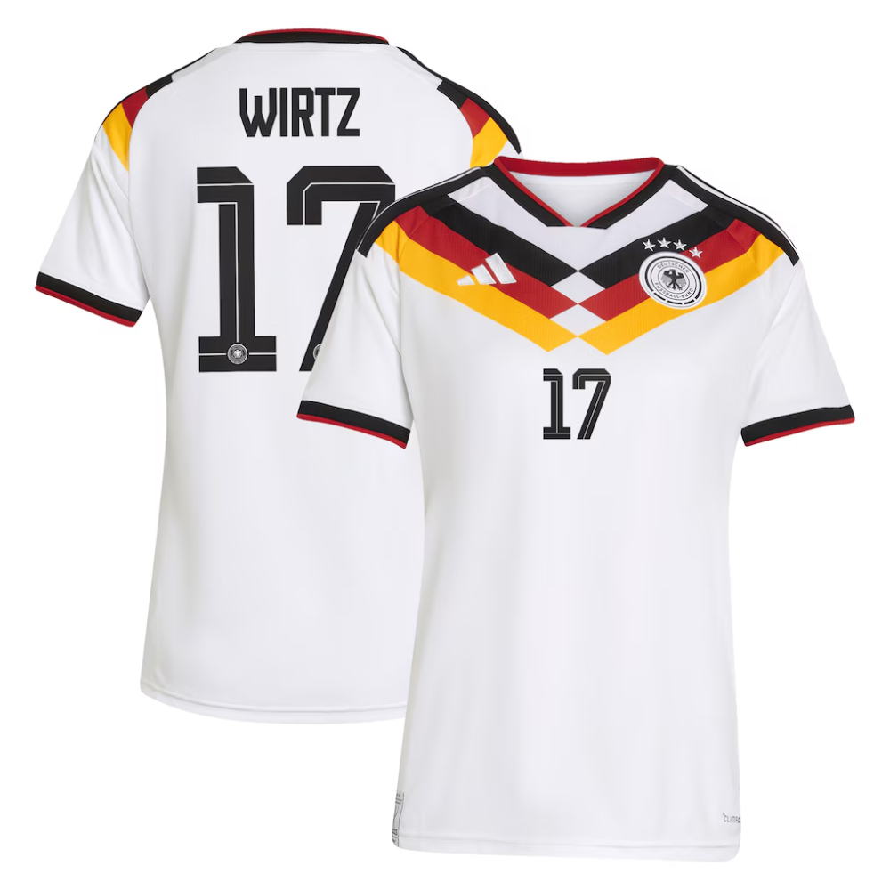 Deutschland 26 Heimtrikot - Frauen mit Aufdruck Wirtz 17
