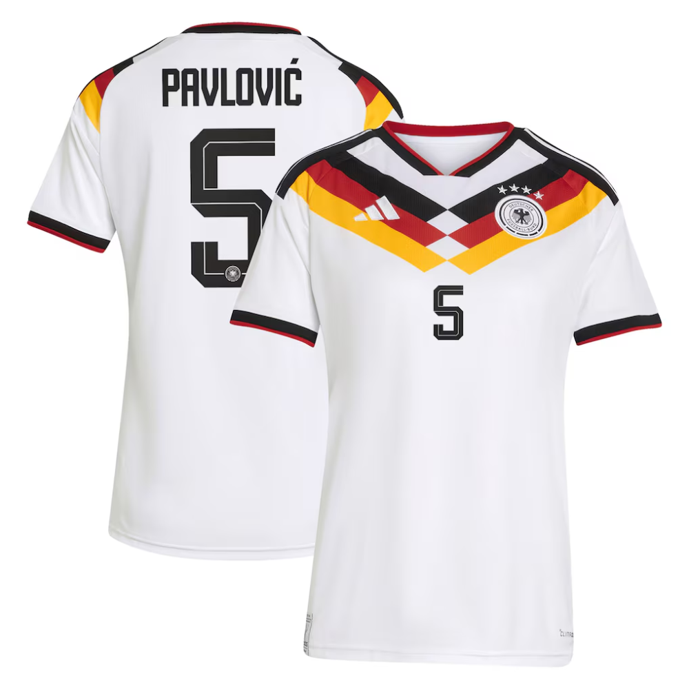 Deutschland 26 Heimtrikot - Frauen mit Aufdruck Pavlović 5