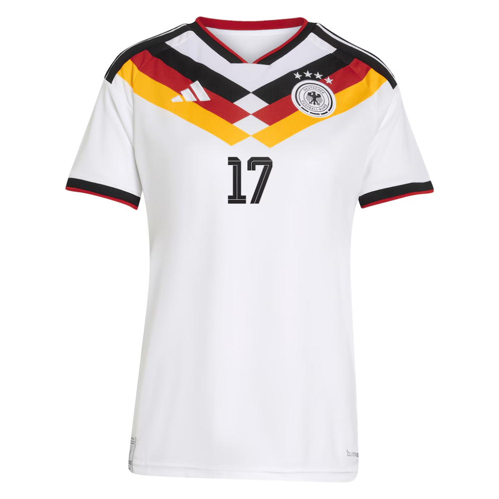 Deutschland 26 Heimtrikot - Frauen mit Aufdruck Wirtz 17